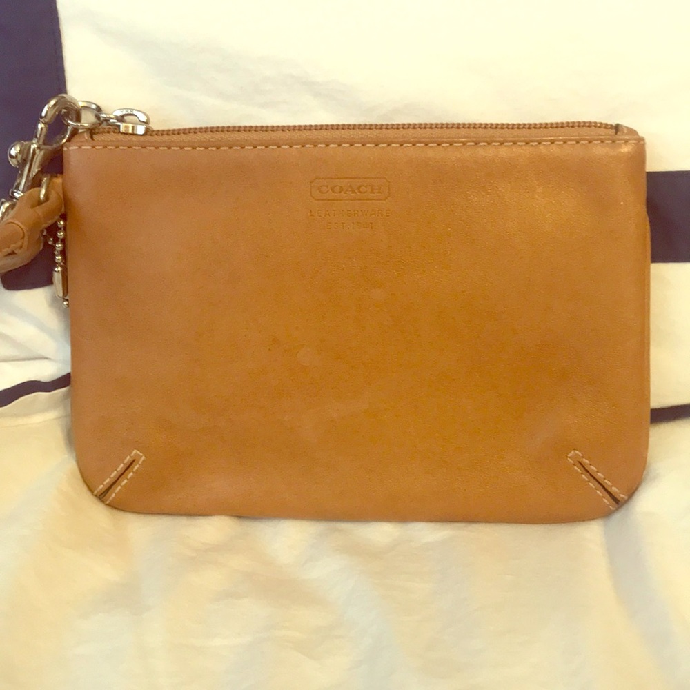 Leather wristlet